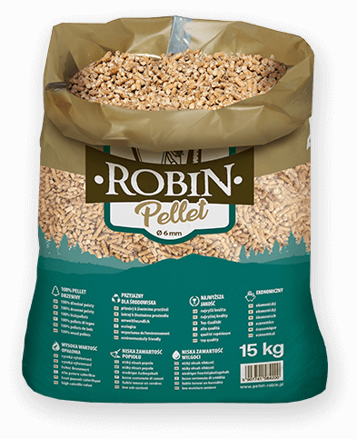 worek pelletu opałowego Robin do kupienia w Lututowie lub sklepie internetowym